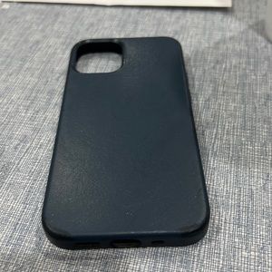 Apple iPhone Blue Leather Case